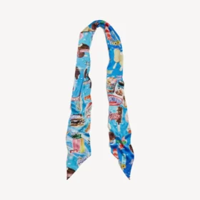 Bufanda Sweet Treat para mujer en azul