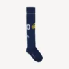 Calcetines largos para hombre con el escudo naval en azul marino Calcetines largos para hombre con el escudo naval en azul marino