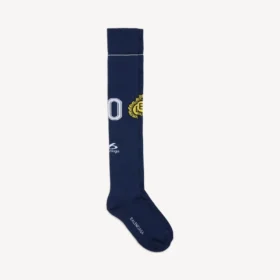 Calcetines largos para hombre con el escudo naval en azul marino