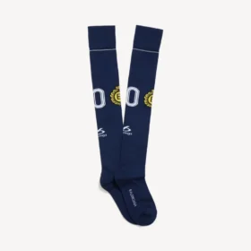 Calcetines largos para hombre con el escudo naval en azul marino