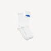 Calcetines «Wet Brush» para hombre en blanco/azul
