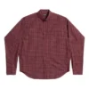 Camisa a cuadros de manga larga, corte amplio «Rojo» 658929TKM386167