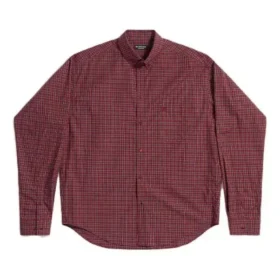 Camisa a cuadros de manga larga, corte amplio «Rojo» 658929TKM386167 Camisa a cuadros de manga larga, corte amplio «Rojo» 658929TKM386167