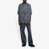 Camisa a rayas «Balenciaga Jeans» «Gris Negro» 647354TKL321269