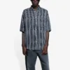 Camisa a rayas «Balenciaga Jeans» «Gris Negro» 647354TKL321269