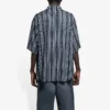 Camisa a rayas «Balenciaga Jeans» «Gris Negro» 647354TKL321269
