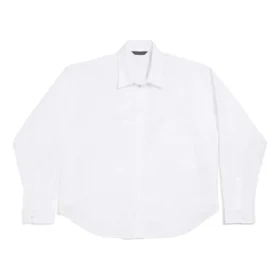 Camisa BB Classic de Balenciaga, corte regular, «Blanco» 796978TNM609000 Camisa BB Classic de Balenciaga, corte regular, «Blanco» 796978TNM609000