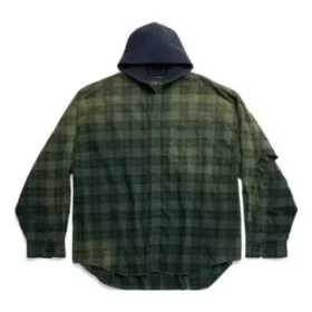 Camisa con capucha oversize «Green» 746369TOM213328 Camisa con capucha oversize «Green» 746369TOM213328