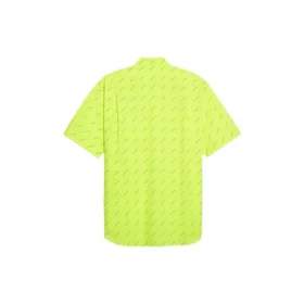 Camisa con logo en toda la prenda «Amarillo neón» 534332TILX67110