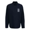 Camisa con logotipo de código de barras «Navy» 662982TKM028065