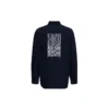 Camisa con logotipo de código de barras «Navy» 662982TKM028065