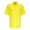 Camisa con logotipo por toda la prenda «Amarillo Blanco» 534332TBL967201