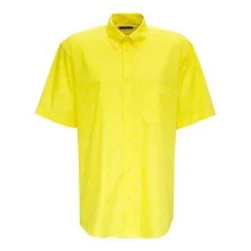 Camisa con logotipo por toda la prenda «Amarillo Blanco» 534332TBL967201