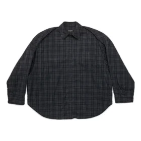Camisa con mangas desmontables, corte amplio «Gris» 751728TOM172952