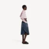 Camisa corta para mujer en rosa empolvado Camisa corta para mujer en rosa empolvado