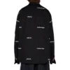 Camisa de algodón con estampado de logotipo «Negro» 662983TOL651070