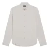 Camisa de algodón, corte grande, «Cement Grey» 681688TKM102967