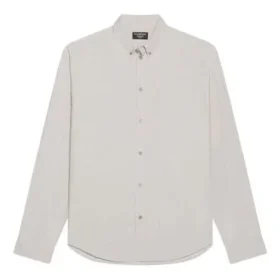 Camisa de algodón, corte grande, «Cement Grey» 681688TKM102967