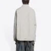 Camisa de algodón, corte grande, «Cement Grey» 681688TKM102967