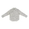Camisa de corte holgado con tiras con logotipo por toda la prenda «Gris» 662983TML201240