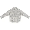Camisa de corte holgado con tiras con logotipo por toda la prenda «Gris» 662983TML201240