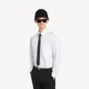 Camisa de corte regular para hombre en blanco Camisa de corte regular para hombre en blanco