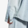 Camisa de Denim de manga larga para hombre en azul claro Camisa de Denim de manga larga para hombre en azul claro