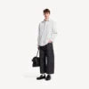 Camisa de Denim de manga larga para hombre en blanco Camisa de Denim de manga larga para hombre en blanco