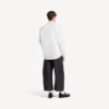 Camisa de Denim de manga larga para hombre en blanco Camisa de Denim de manga larga para hombre en blanco