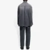 Camisa de Denim rasgada para hombre, temporada primavera-verano 2021, color negro 657610TBP191090
