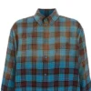 Camisa de franela a cuadros de manga larga y corte oversize «Blue Red» 715030TMM116305