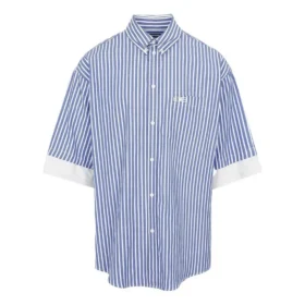 Camisa de manga corta con capas BB Icon «Azul Blanco» 699195TMM234640