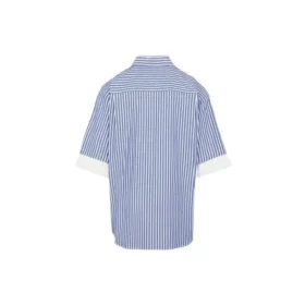 Camisa de manga corta con capas BB Icon «Azul Blanco» 699195TMM234640
