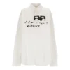 Camisa de manga larga BB con diseño dibujado a mano, estilo oversize «Blanco» 725722TYB189000