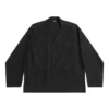 Camisa de manga larga, corte mediano «Negro» 658844TEM161000