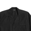 Camisa de manga larga, corte mediano «Negro» 658844TEM161000