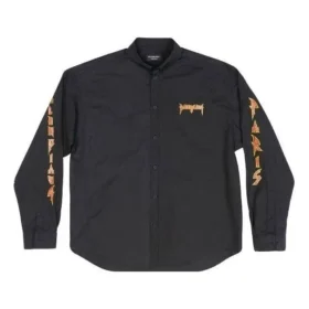 Camisa de manga larga de Metallica, corte oversize, «Negro Naranja» 699053TYB181000