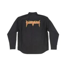 Camisa de manga larga de Metallica, corte oversize, «Negro Naranja» 699053TYB181000