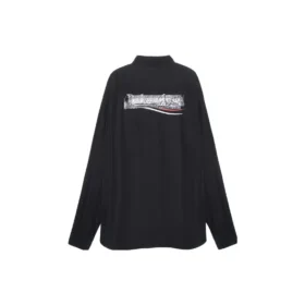 Camisa de manga larga Gaffer, corte grande «Negro» 719874TYB181000