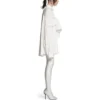 Camisa de mangas anudadas, oversize «White» 768553TPO359000