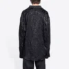 Camisa minimalista con logo por toda la prenda «Negro» 681812TLO581000
