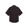 Camisa minimalista de manga corta «Black Red» 658841TKO521076