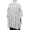 Camisa oversize con logotipo BB «Blanco Negro» 725382TNL889040