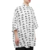 Camisa oversize con logotipo BB «Blanco Negro» 725382TNL889040