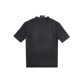 Camiseta ajustada de corte entallado «Paris By Day» en color «Black Faded» 745019TOVC71055