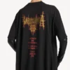 Camiseta Balenciaga Sacra Cœur con cola para mujer en negro Camiseta Balenciaga Sacra Cœur con cola para mujer en negro