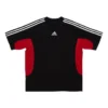 Camiseta Balenciaga x adidas de corte mediano «Black Red» 712401TNVA61003