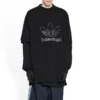 Camiseta Balenciaga x adidas Trefoil «Negro Blanco» 723976TNVN81070