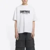 Camiseta Balenciaga x FORTNITE de corte mediano «Blanco» 612966TLVO39040