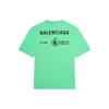 Camiseta Balenciaga x WFP, corte mediano «Green» 612966THV844162